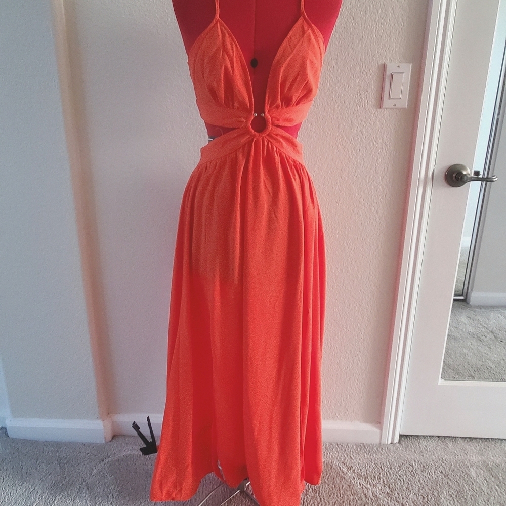 Dress size 4 coral